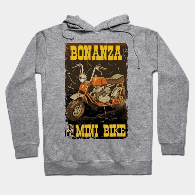 Bonanza Mini Bike Hoodie by Midcenturydave